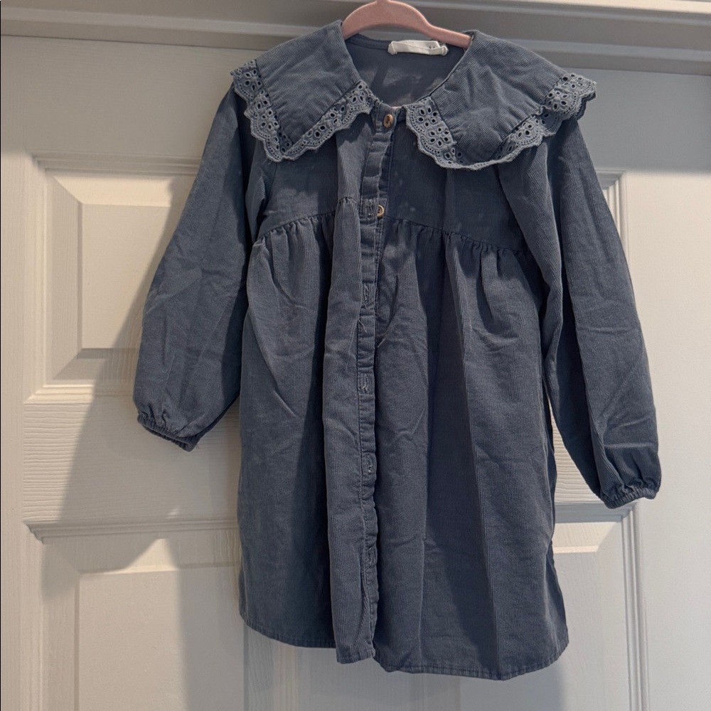 Zara Kids Casual Dress in Blue